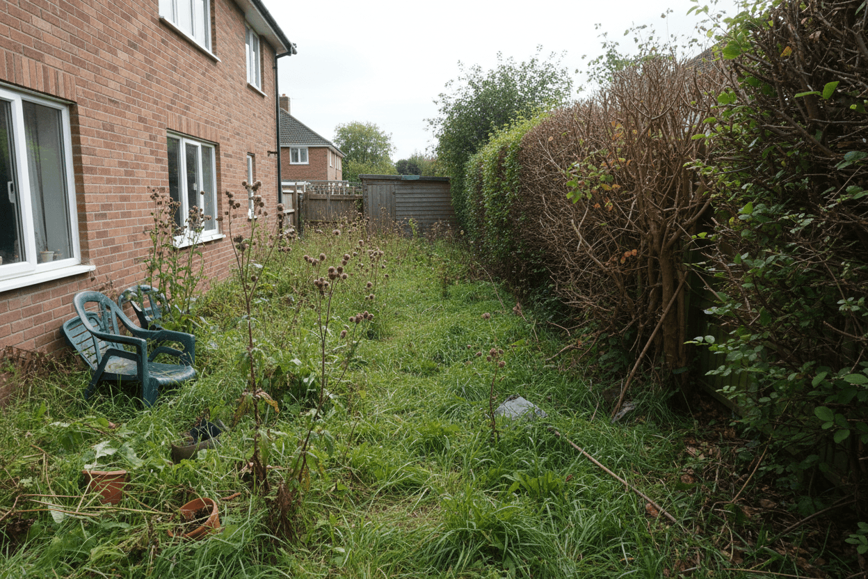 Side Yard Renovation - Before