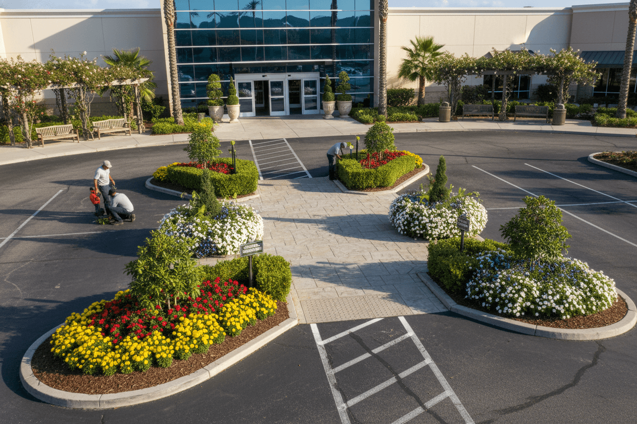 Retail Center Landscape